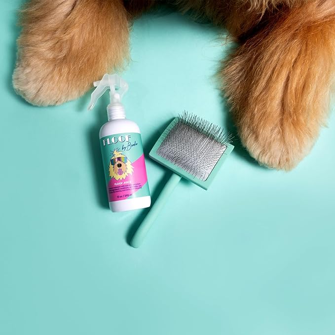 Dog Grooming Slicker Wire Brush: Designed for Long Haired Dog Breeds - Dematting and Deshedding, Comfortable and Easy to Use, Ergonomic Handle - Large