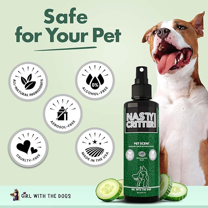 NASTY CRITTER! Pet Scent 8 Oz - for Cats and Dogs - Made in USA