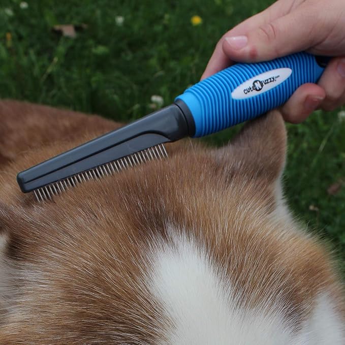 Ultimate Pet Shedding Comb, Red