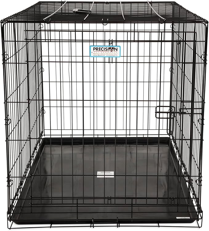 Precision Pet Products One Door Provalue Wire Dog Crate, 42 Inch, For Pets 70-90 lbs, With 5-Point Locking System