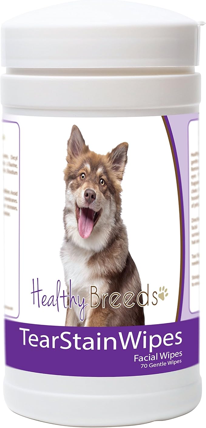 Healthy Breeds Finnish Lapphund Tear Stain Wipes 70 Count