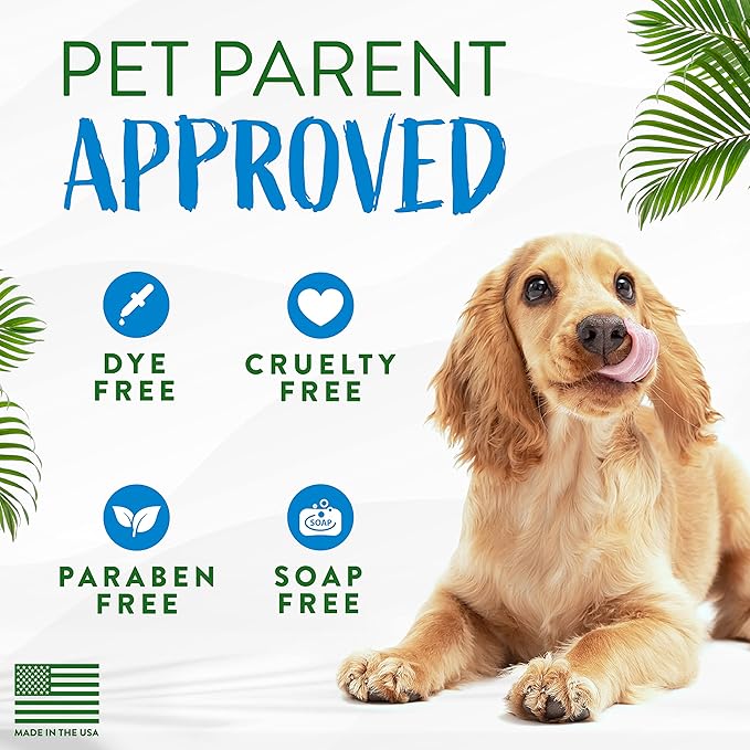 TropiClean Dog Perfume, Long Lasting Lime & Coconut Cologne, Deodorizing Spray for Smelly Dogs, After Bath Detangling Spray with Vitamin E, Safe for Cats, 8oz.