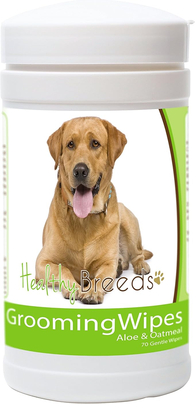 Healthy Breeds Labrador Retriever Grooming Wipes 70 Count
