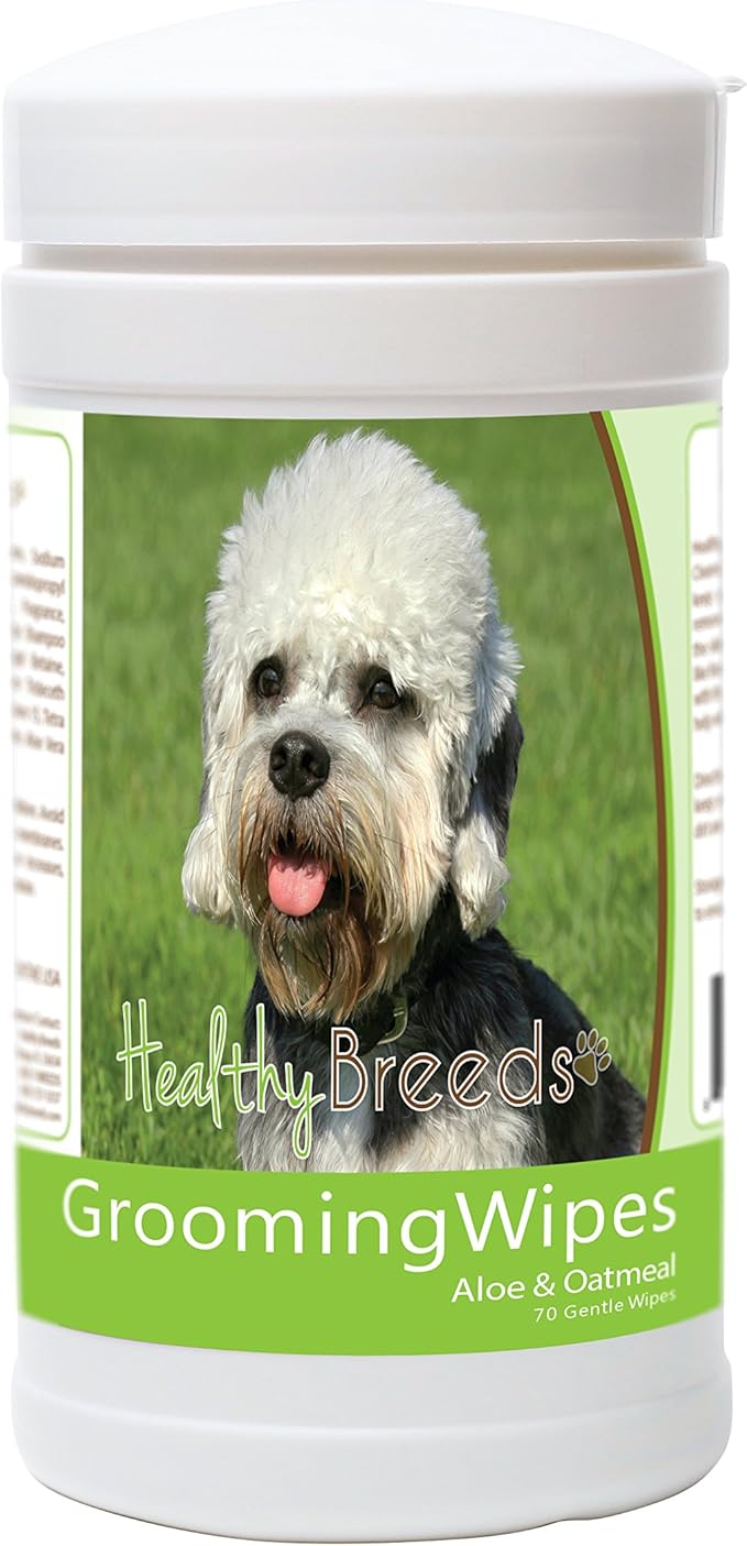 Healthy Breeds Dandie Dinmont Terrier Grooming Wipes 70 Count