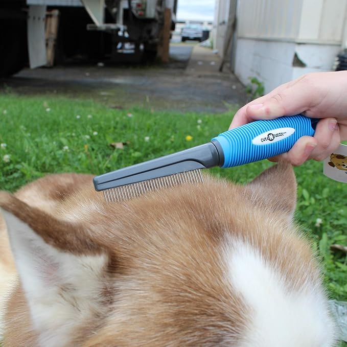 Ultimate Pet Shedding Comb, Red