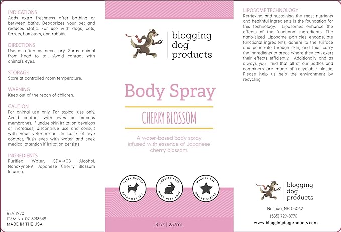 Dog Perfume Spray Long Lasting - Pet Odor Eliminator - Dog Cologne Spray - Premium Dog Deodorant Spray for Smelly Dogs - Refreshing Dog Deodorizer Spray for Grooming…