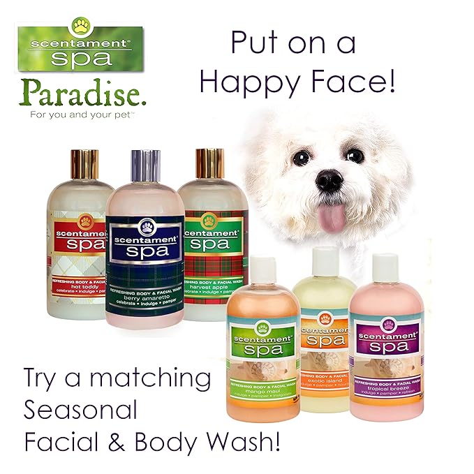 Best Shot Scentament Spa Botanical Body Splash, Detangler Spray, Body Spray for Pets, Cat and Dog Cologne Spray, Tropical Breeze, 8 Oz.