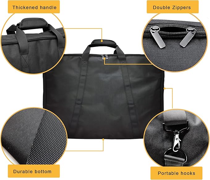 24" Dog Playpen Storage Bag, Suitable for Foldable Exercise Pet Playpens, Dog Fence Travel Bag with Handles for Camping and RV Trip, Waterproof Oxford Fabric