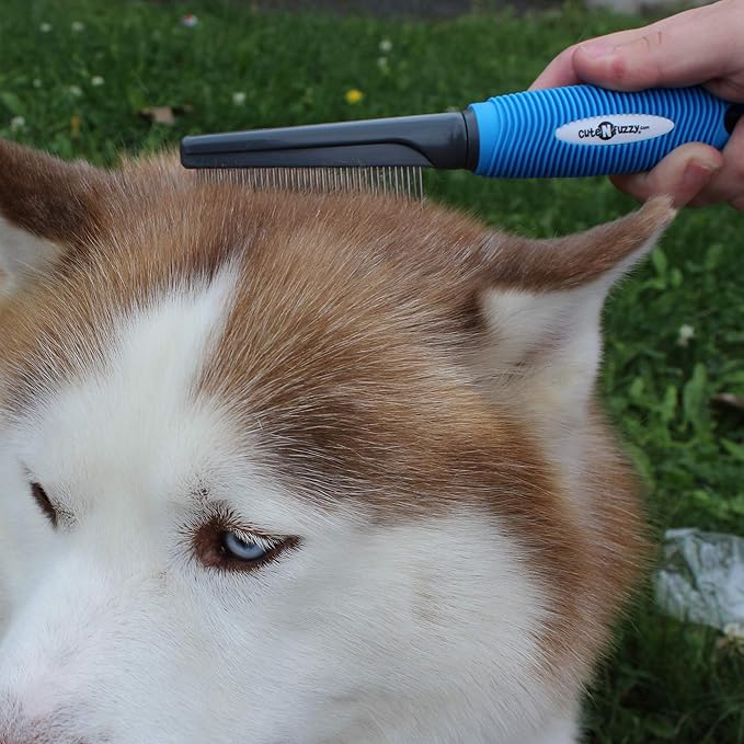 Ultimate Pet Shedding Comb, Red