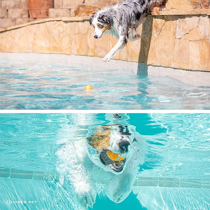 Hyper Pet Tennis Balls for Dogs (Pet Safe Ball for Exercise and Training) Interactive Dog Toys work with Hyper Pet K9 Kannon K2 Dog Ball Launcher - 4 Pack 2.5" Orange