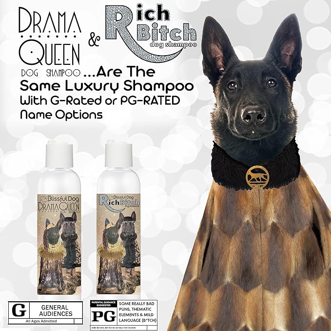The Blissful Dog Belgian Malinois Drama Queen Dog Shampoo, 16 oz.