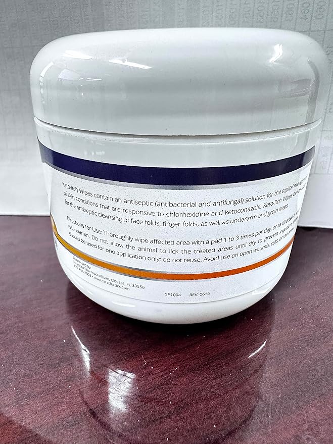 Keto-Itch Relief Antibacterial and Antifungal Wipes 50CT