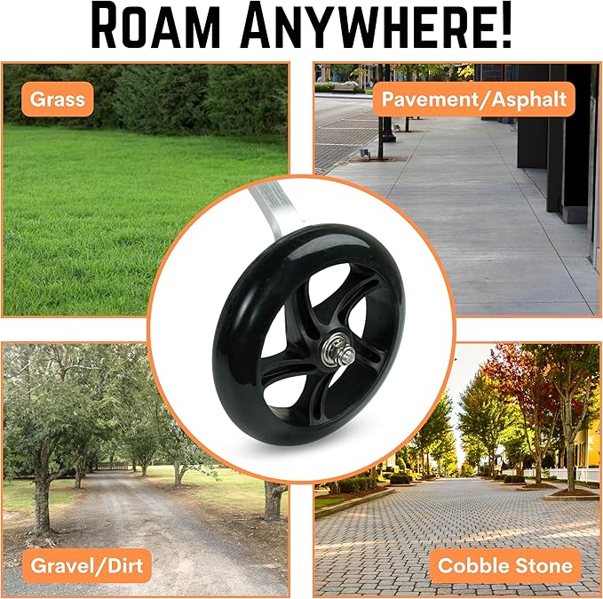 Dog Wheelchair for Back Legs – Small, Medium & Large – Lightweight Aluminum Alloy - Adjustable Wheelchair for Dogs with Disabled Hind Legs – Cat Wheelchair - Dog Carts with Wheels