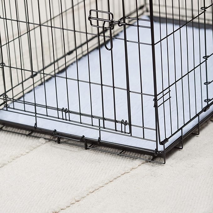 Precision Pet Products Two Door Provalue Wire Dog Crate, 48 Inch, For Pets 90-125 lbs, With 5-Point Locking System