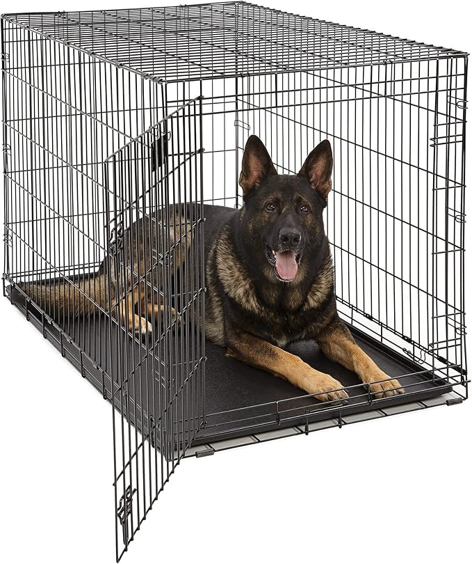 MidWest Homes for Pets Life Stages LS-1648 Single Door Folding Crate for X-Large Dogs(91 - 110lbs)