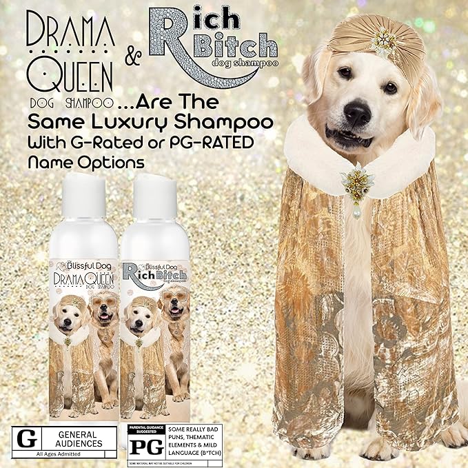 The Blissful Dog Golden Retriever Drama Queen Dog Shampoo, 16 oz.