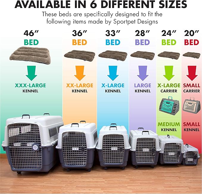 SportPet Designs Plastic Kennels Rolling Plastic Wire Door Travel Dog Crate - Medium, Gray (CM-2001-CS01)