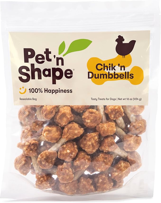 Reward Your Dog the Natural Way – Discover Pet ’n Shape Chik ’n Rice Dumbbells