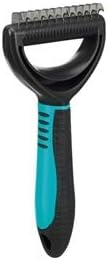TRIXIE Pet Dematting Comb, for Cats and Dogs, Detangle and Thin, 3" x 7" (7x18cm)