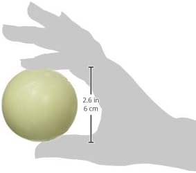 Chuckit! Max Glow Ball Dog Toy, Medium (2.5 Inch Diameter) for dogs 20-60 lbs, Pack of 1