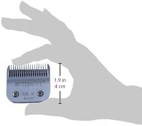 Stainless Steel Dog Clipper Blade, Size-5F, 1/4-Inch Cut Length,Red