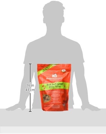 Stella & Chewy's Freeze Dried Raw Dinner Patties – Grain Free Dog Food, Protein Rich Duck Duck Goose Recipe – 25 oz Bag