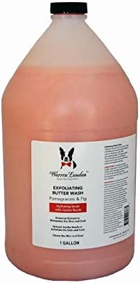 Warren London Exfoliating Butter Wash Dog Shampoo- Conditions & Scrubs Away Dandruff Made USA- Pomegranate & Fig 1gal