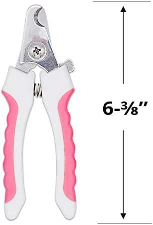 Professional Dog & Cat Pets Nail Clipper & Trimmers with Safety Guard to Avoid Over Cutting, Grooming Razer with Nail File for Medium and Large Dog and Cat by 1-pack, EJ-2020B