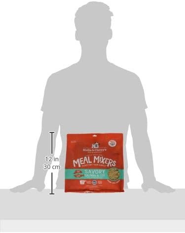 Stella & Chewy's Freeze Dried Raw Savory Salmon & Cod Meal Mixer – Dog Food Topper for Small & Large Breeds – Grain Free, Protein Rich Recipe – 18 oz Bag