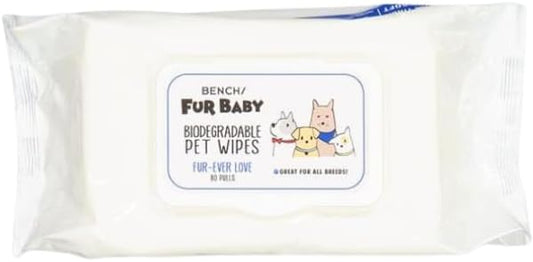 Fur Baby Biodegradeable Pet Wipes 80 pulls