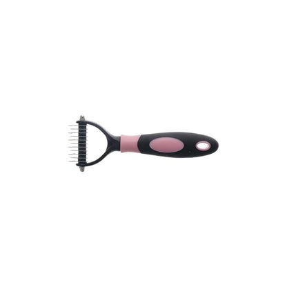 Pet Hair Removal Brush Double Sided Deshedding Tool Pet Comb Portable Cat Hair Comb Puppy Kitten Grooming Brush
