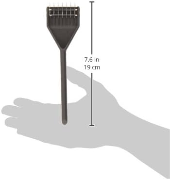 Mars Coat King Dematting Undercoat Grooming Rake Stripper Tool for Dogs and Cats, Stainless Steel with Plastic Handle, Made in Germany, 7-Blade Coarse