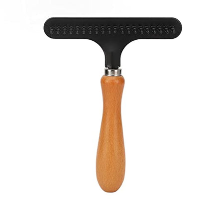 Pet Rake, Handheld Cleaning Grooming Stainless Steel Hair Groomer Rug Rake for Beauty Salon Portable Shag Rug Rake Pet Rake to Fluff Sweepers