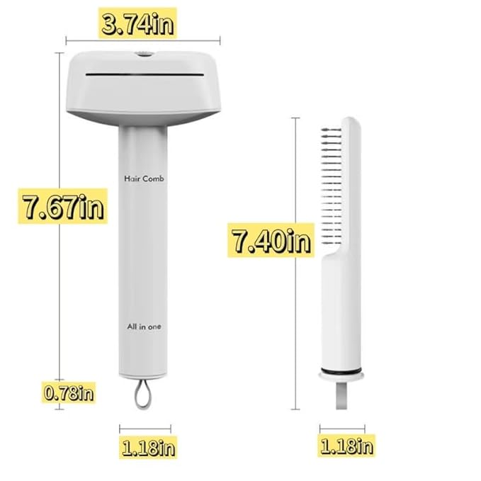 Pet Grooming Comb Set with Tear Stain Remover, High Strength Teeth, Hair Remover Grooming Massage Dual-Sided Comb for Small Dogs, Cats, Puppies (1pcs)