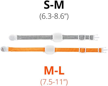 LavvieTAG with 2 Straps Charger & Scanner Set | Smartwatch for Cat ID Tag Light Activity Analysis Heath Care App Integration Monitor Fitness Tracker (Charger&Scanner Included)