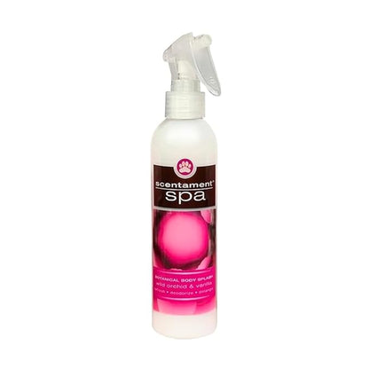 Best Shot Scentament Spa Botanical Body Splash, Detangler Spray, Body Spray for Pets, Cat and Dog Cologne Spray, Wild Orchid Vanilla, 8 Oz.