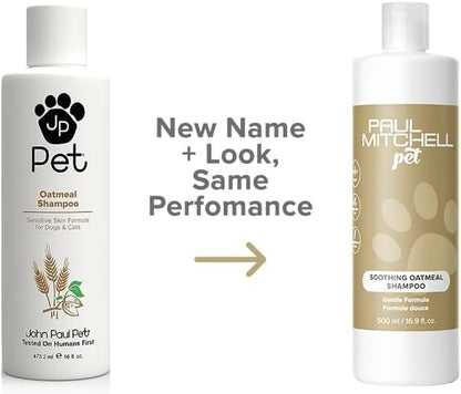 Soothing Oatmeal Shampoo, Gentle Formula, Dog Shampoo, 16.9 fl. Oz