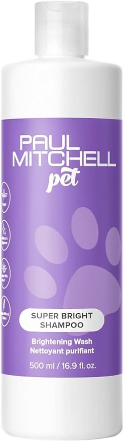 Super Bright Shampoo, Brightening Wash, Whitening Dog Shampoo, 16.9 fl. Oz