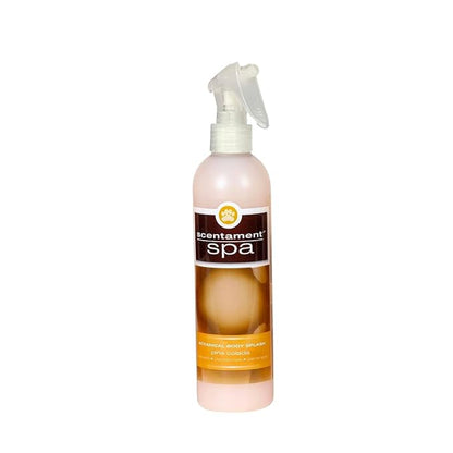 Best Shot Scentament Spa Botanical Body Splash, Body Spray Conditioner for Pets, Cat and Dog Cologne Spray, Alcohol-Free, Ready-to-Use Detangler Spray, Pina Colada, 8 Oz.