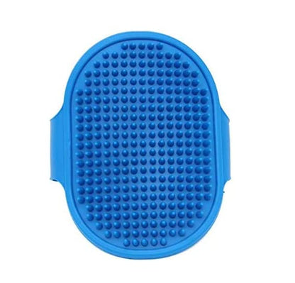 Veewon Silicone Pet Brush Pet Massage Bath Shampoo Brush Dogs Cats Cleaning Grooming Brushes (Blue)