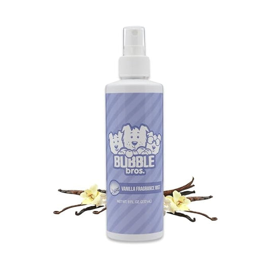 Fragrance Mist Pet Grooming Cologne, 8 oz - Natural, Professional Groomer Grade, Perfume Deodorant for Dogs and Cats, Long Lasting, Deodorizing (Vanilla)