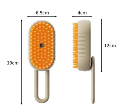 Steam brush for pethair removal (ORANGE)