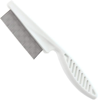 Pet Comb - Stainless Steel Teeth Comb for Dogs & Cats, Pet Hair Comb for Home Grooming Kits