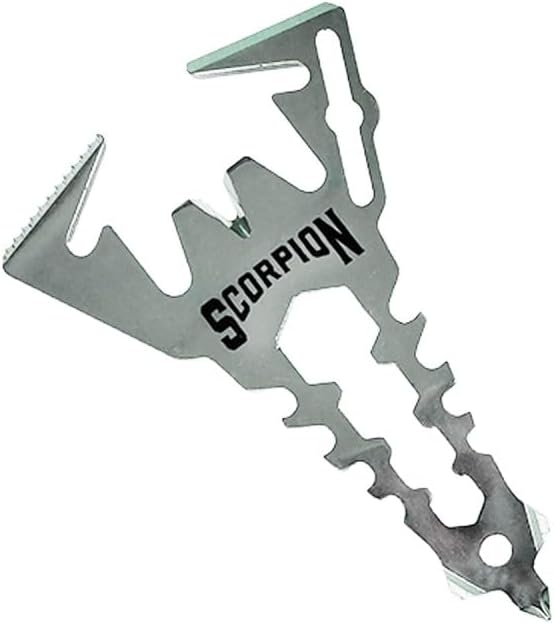 Trixie & Milo 2004677 Scorpion Multi-Tool44; Silver