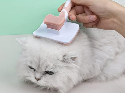 Tool Brush for Dogs and Cats, Pets Cleaning Slicker Brush to Remove Hair Instantly (Orange)