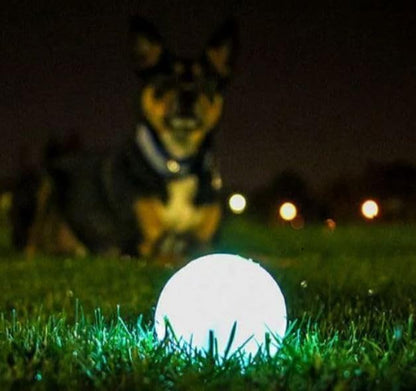 Chuckit! Max Glow Ball Dog Toy, Extra Large (3.5 Inch Diameter) for dogs 100+ lbs, Pack of 1