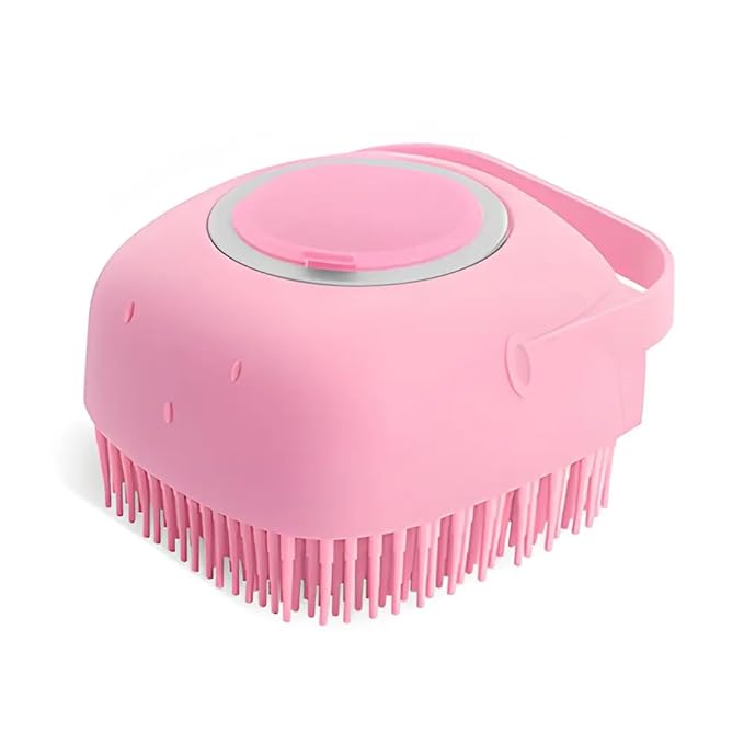 Silicone pet brush for dogs and cats 4,00 x 4,00 x 3,00 in