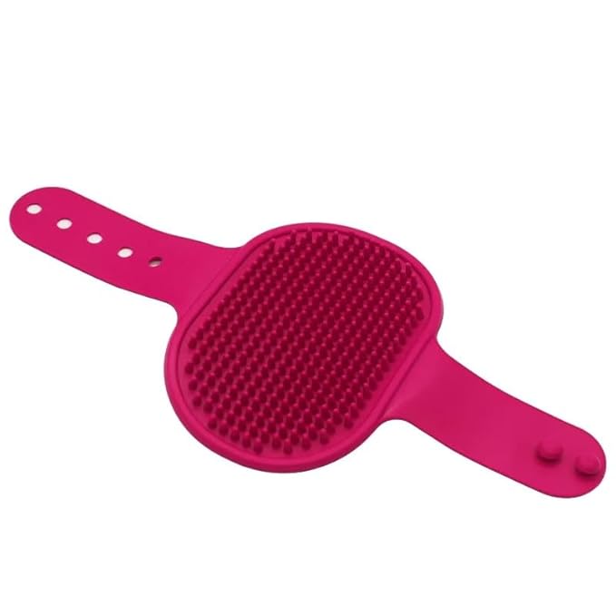 2 Pack Dog Grooming Brush Set - 1 Fuchsia and 1 Yellow For Dogs, Cats