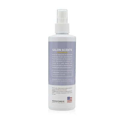 Bark2Basics Salon Scents Pet Grooming Cologne - 8 oz, Natural Professional Perfume for Dogs and Cats, Long Lasting, Deodorizing, Made in The USA (Lavender Chamomile)
