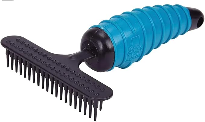 Master Grooming Tools Ergonomic Double-Row Undercoat Rakes — Efficient Tools for Grooming Dogs, 2 set of 39 Pins